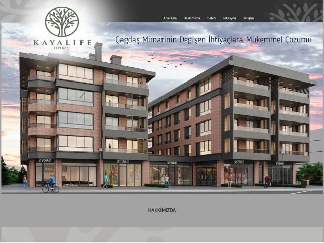 Kaya Life Projeye Özel Web Sayfası - Web-Mobil