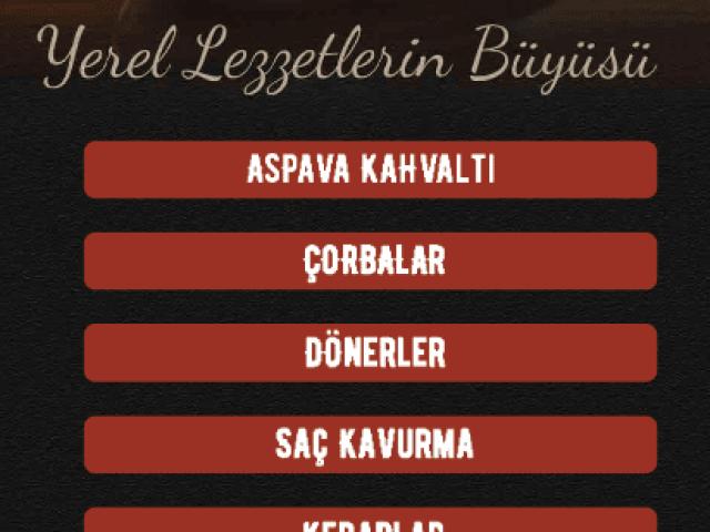 Park Aspava QR Menü Tasarımı - Web-Mobil