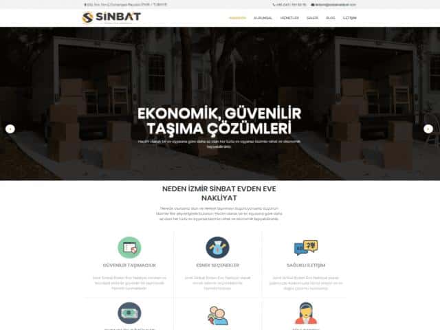 Sinbat Nakliyat Kurumsal Web Sayfası - Web-Mobil